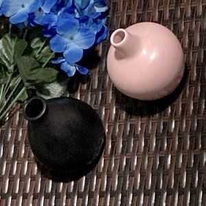 Set of 2 Ceramic Vases